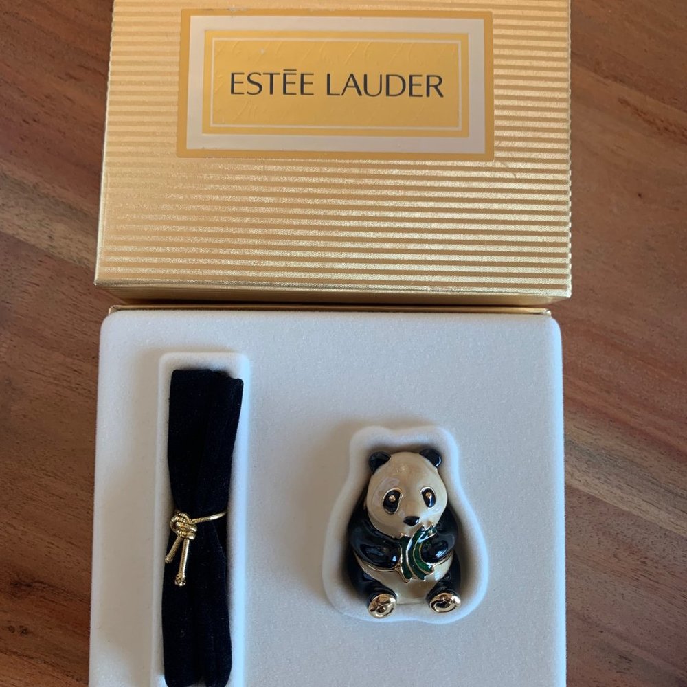 Estee Lauder Knowing Panda Solid Perfume Compact (1998)